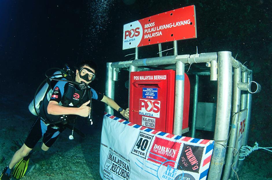 ¡Descubre el buzón submarino más profundo del mundo!
