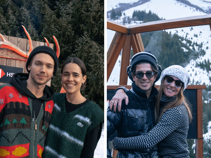 El after ski más cool en el Cerro Catedral: De Franco Masini y su novia a Puli Demaría y su hijo