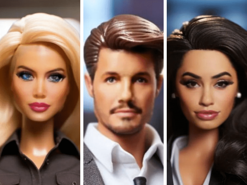 ¡Descubre cómo se verían los famosos argentinos como Barbie y Ken!