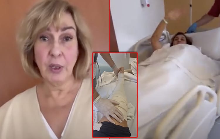 ¡Impactante! Georgina Barbarossa muestra el resultado de su larga operación en la rodilla