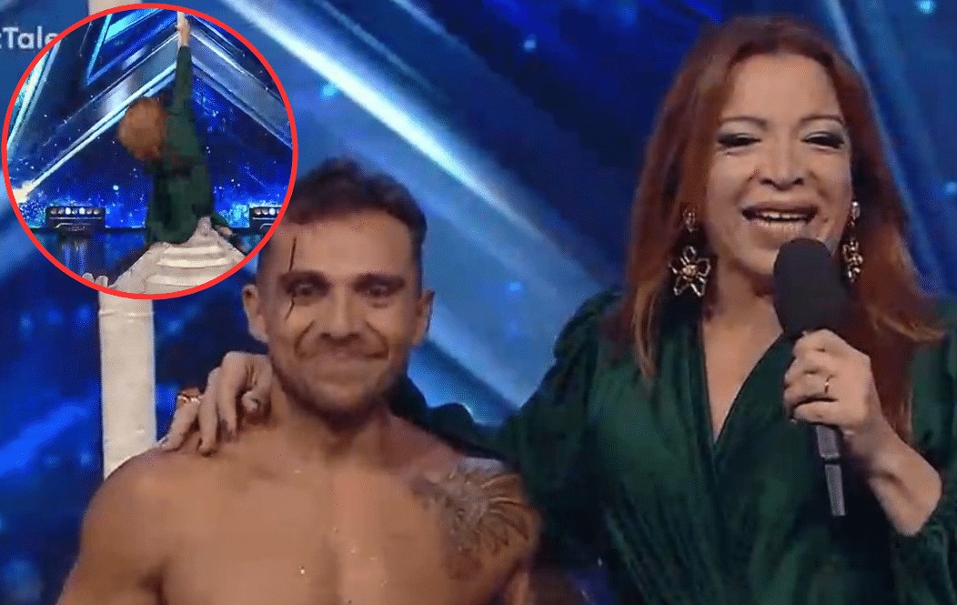 ¡Increíble accidente! Lizy Tagliani sufre una terrible caída en Got Talent