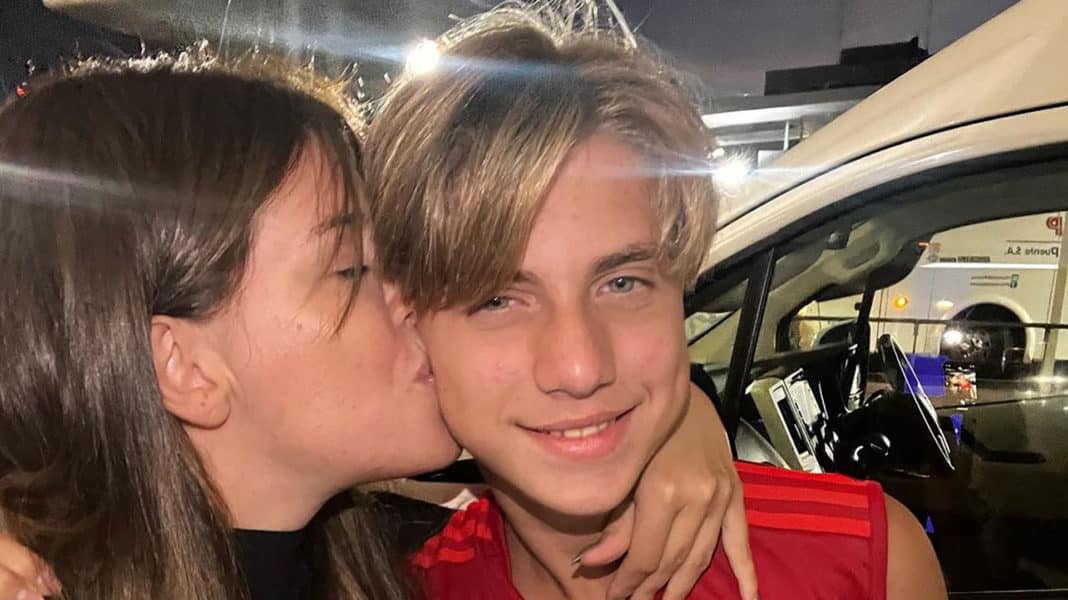 El emotivo reencuentro de Wanda Nara con su hijo Valentino