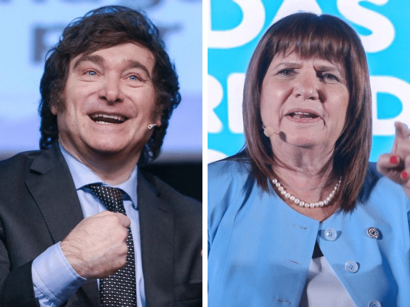 ¡Gran sorpresa! Patricia Bullrich anuncia apoyo a Javier Milei en el balotaje contra Sergio Massa