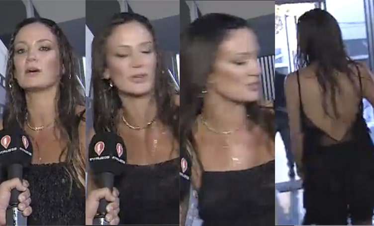 ¡Paula Chaves enloqueció en Intrusos y abandonó una nota a grito pelado!