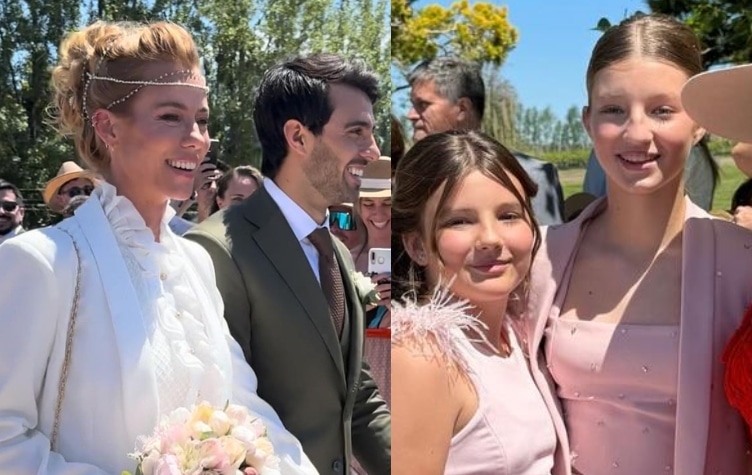 El emotivo momento de Allegra Cubero en la boda de Nicole Neumann