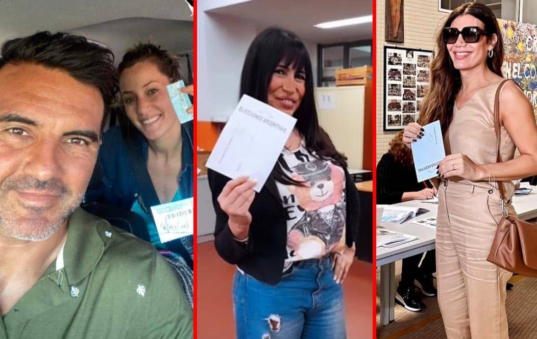 ¡Increíble! Así votaron los famosos en el Balotaje 2023