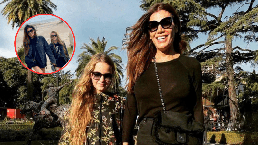 ¡Increíble! Flor de la V y su hija Isabella sorprenden con sus looks idénticos en la playa