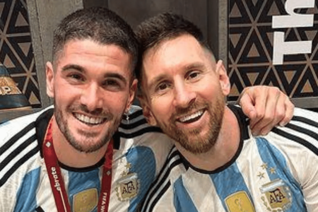 La fuerte charla entre Lionel Messi y Rodrigo De Paul que involucra a Tini Stoessel