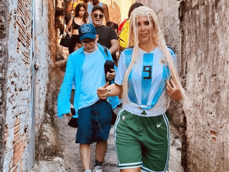 Wanda Nara sorprende con su nuevo videoclip filmado en una favela de Brasil