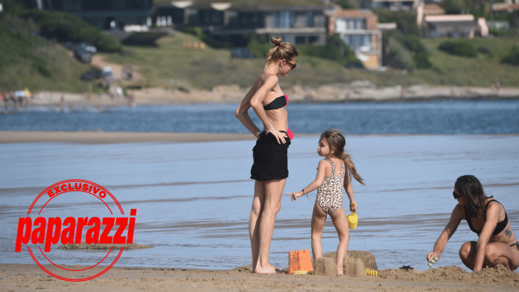 ¡Carla Pereyra disfruta del sol y la playa en Punta del Este mientras el Cholo Simeone está lejos!