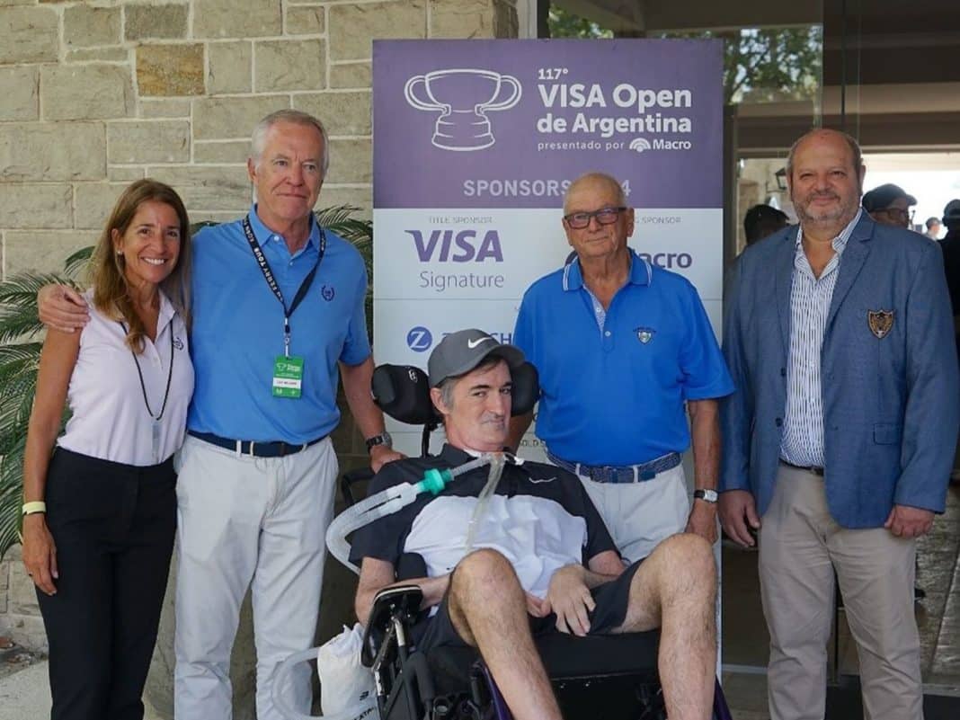 La conmovedora visita de Esteban Bullrich en el VISA Open Argentina