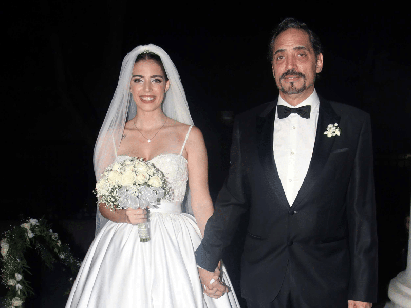 Las fotos del romántico casamiento de Macarena, la sobrina de Ricardo Fort