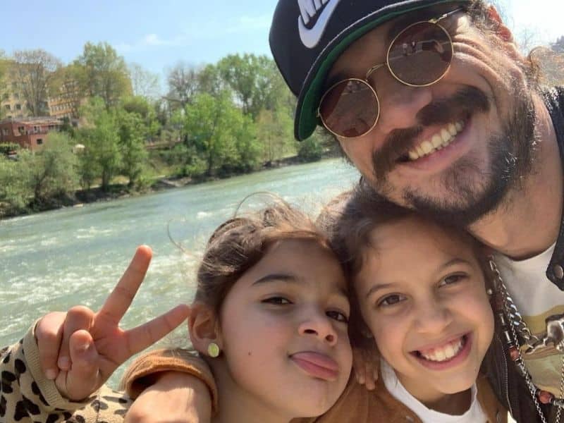 El emotivo reencuentro de Daniel Osvaldo con sus hijas en Italia