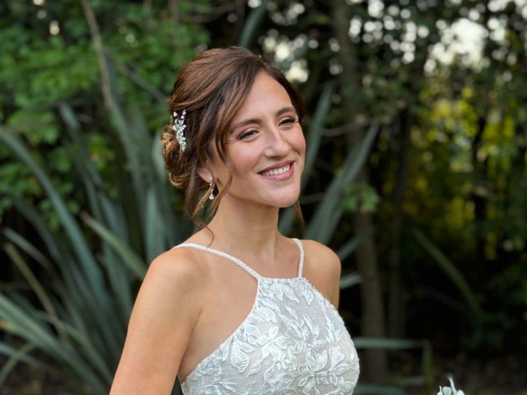 El romántico vestido de novia de Carolina Amoroso que cautivó a todos en su boda