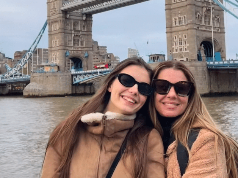 Las increíbles fotos del viaje de Gege Neumann y su hija por Londres