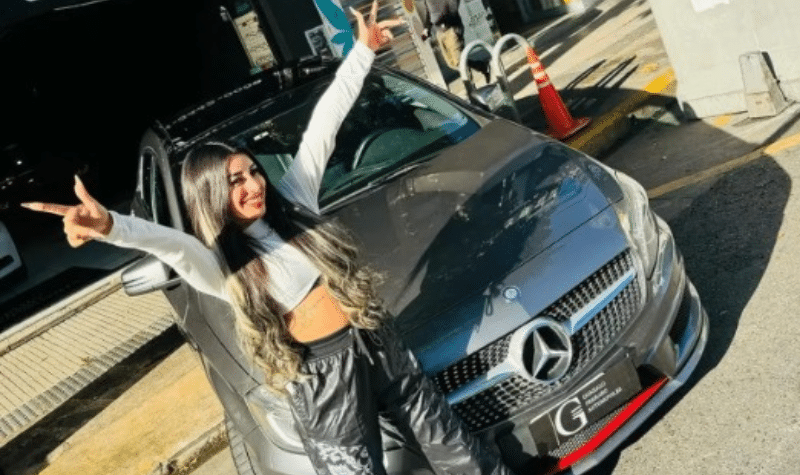 Tamara Báez sorprende a todos con su nuevo auto y comparte fotos en Luján