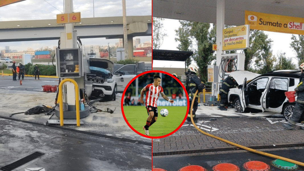 Impactante accidente de un jugador de Estudiantes tras ganar la Copa de La Liga