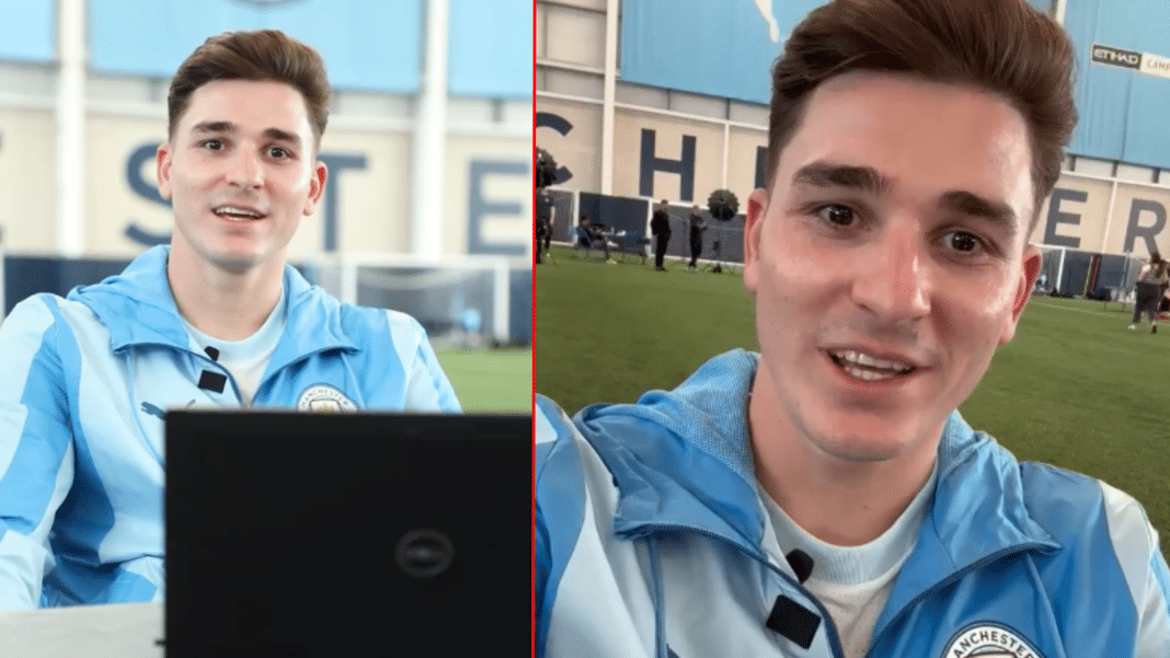 Julián Álvarez revela su nuevo trabajo en Manchester City y sorprende a todos