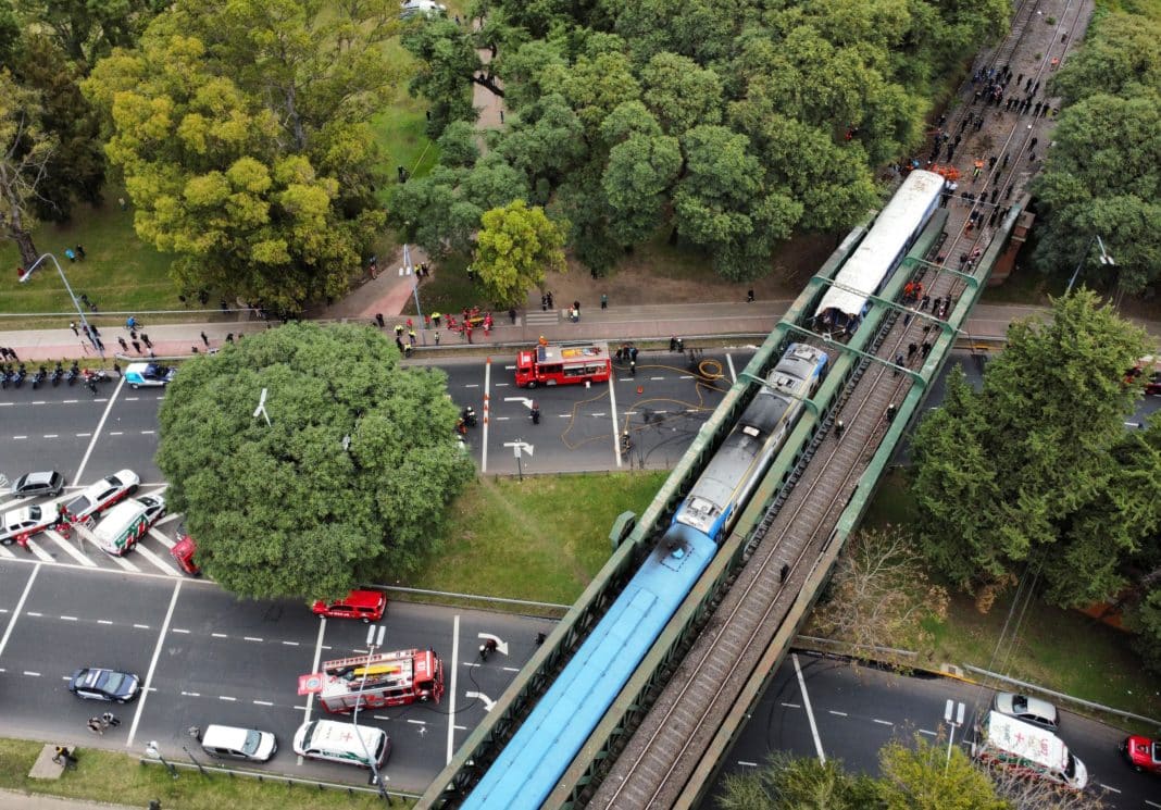 ¡Impactante choque de trenes en Palermo! Afortunadamente no hubo víctimas fatales