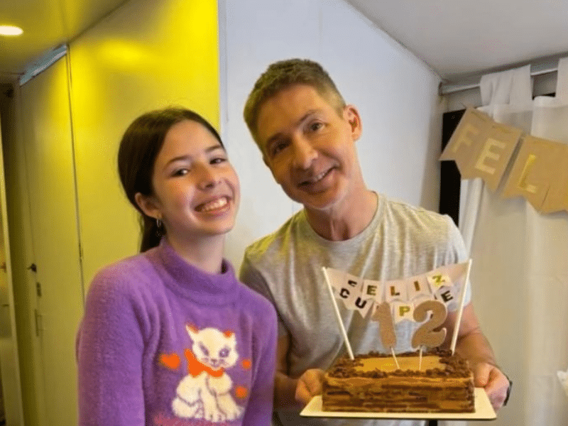 Adrián Suar sorprende a su hija Margarita con un cumpleaños único