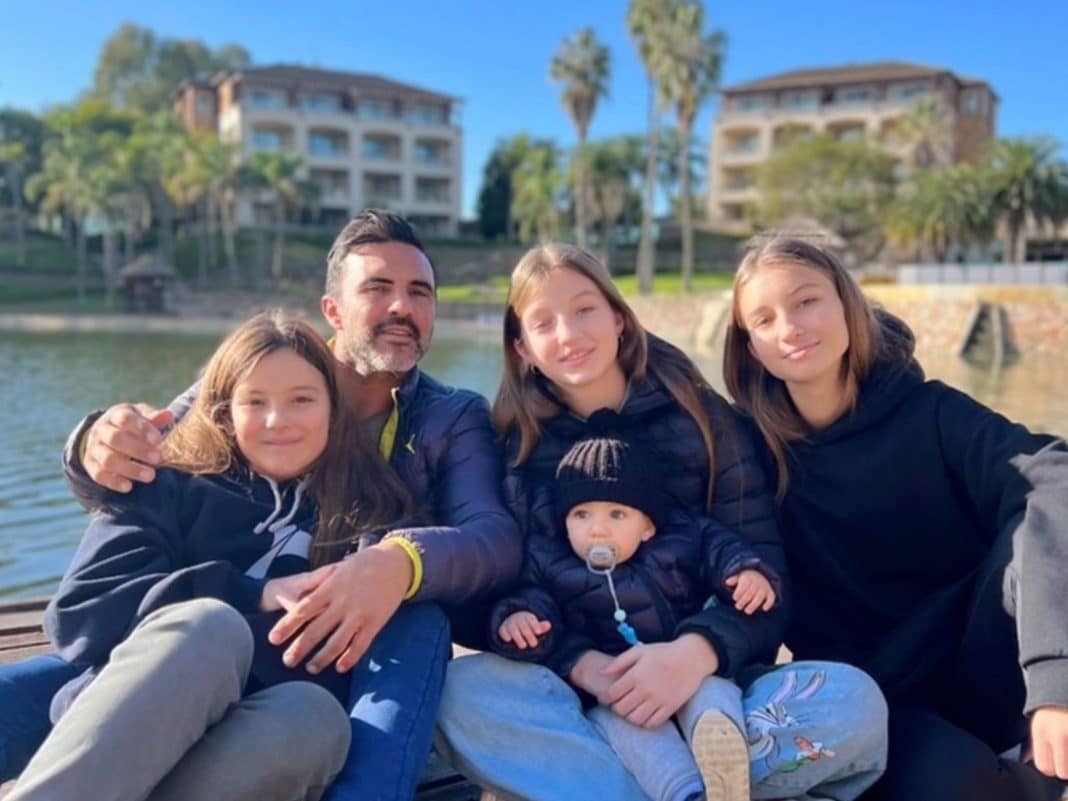 Las fotos de la salida a solas de Fabián Cubero con sus hijos: a dónde fueron y por qué no estaba Mica Viciconte