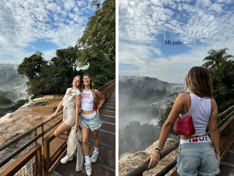 Las increíbles y divertidas vacaciones de Julieta Poggio en Iguazú