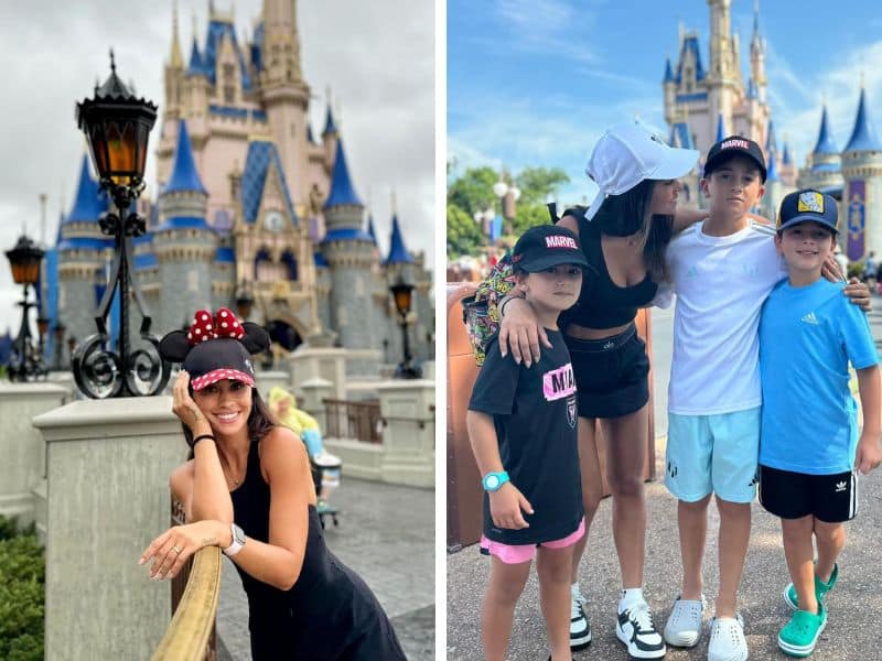 Las mágicas vacaciones de Antonela Roccuzzo y sus hijos en Disney
