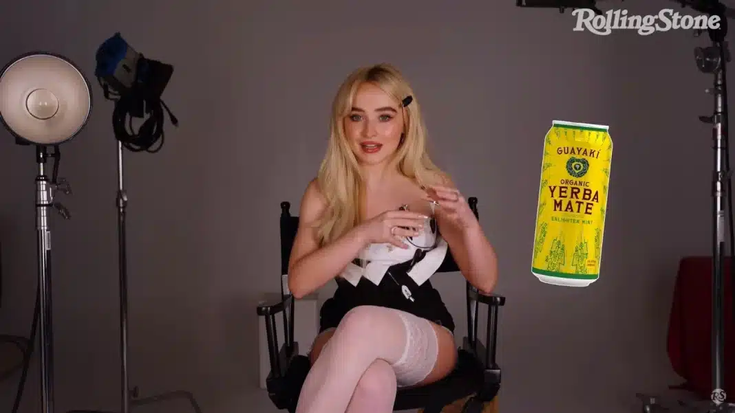 Sabrina Carpenter revela su obsesión por la yerba mate