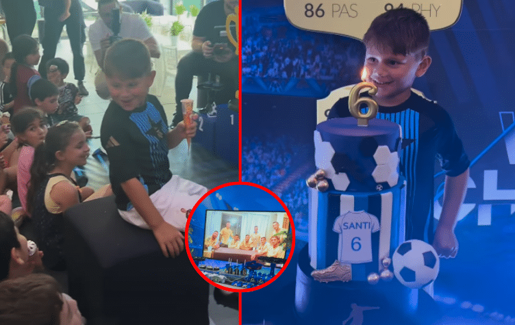 ¡Emotivo video viral! El conmovedor saludo de Messi al hijo de Dibu Martínez por su cumpleaños