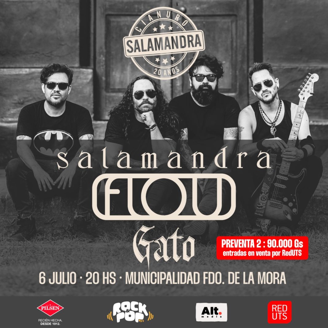 ¡No te pierdas el show de Salamandra: Cianuro 20 años!