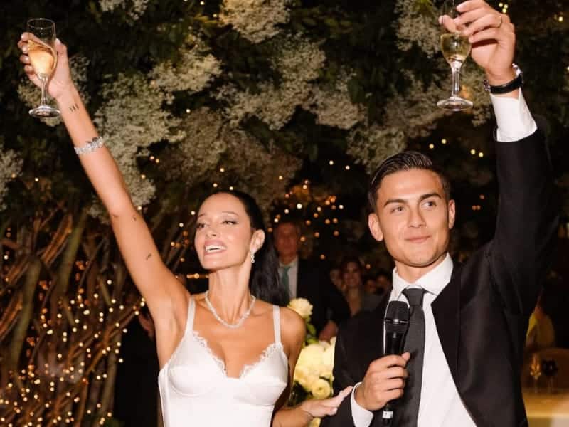 El segundo look de la novia y la fiesta sorpresa: Lo que no se vio de la boda de Oriana Sabatini y Paulo Dybala