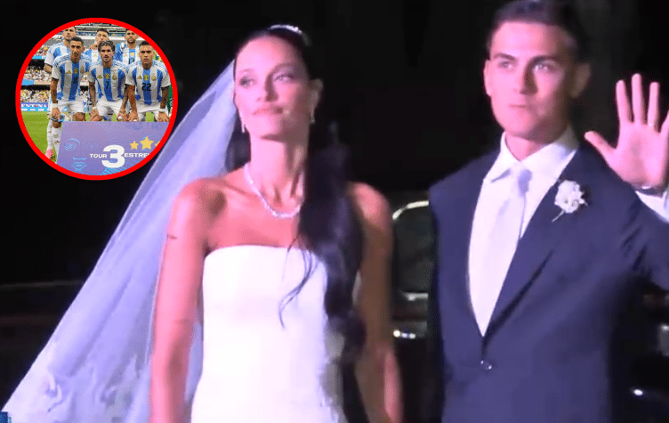 La impactante actitud de los jugadores de Argentina en el casamiento de Dybala y Oriana Sabatini