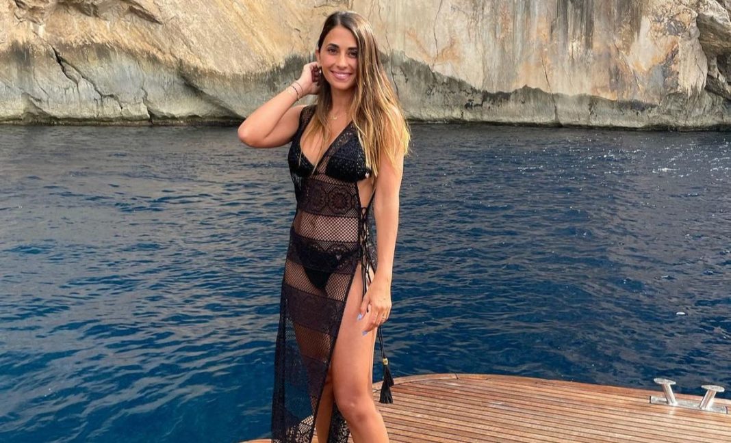 La jugada foto de Antonela Roccuzzo en bikini antes del partido de la Selección Argentina