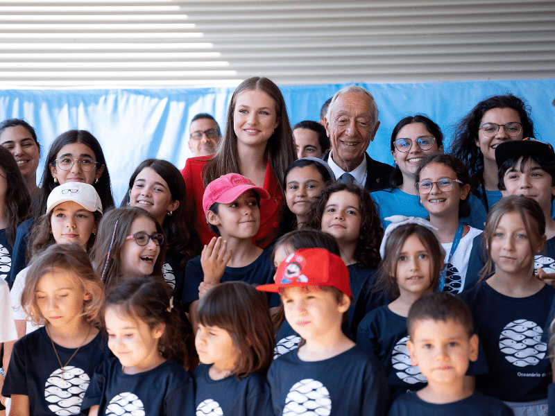 La princesa Leonor sorprende en su primer viaje oficial a Portugal