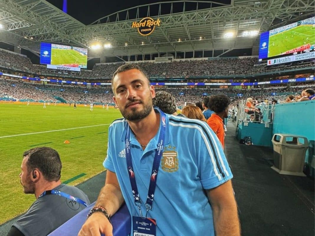 Nico Occhiato se metió en la cancha, llegó a la madre de Lionel Messi y logró algo increíble: 'Tremendo'