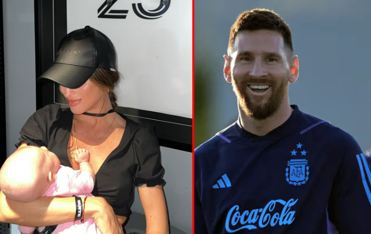 ¡El tierno gesto de Lionel Messi con la bebé de Agustina Casanova que se volvió viral!