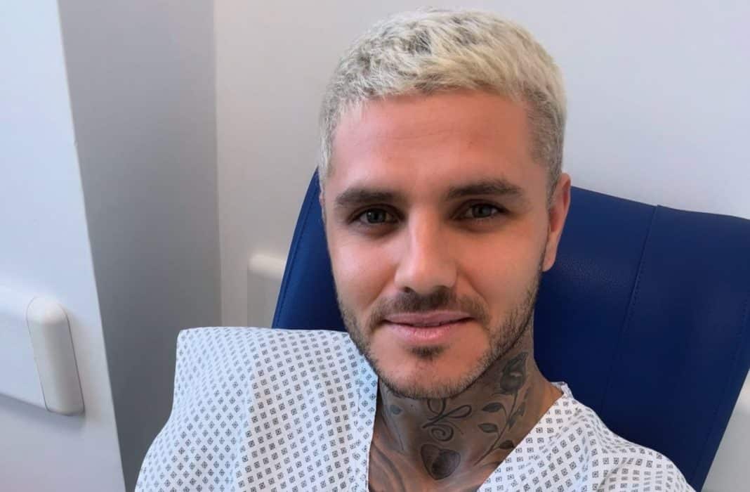 Mauro Icardi se somete a cirugía de rodilla en medio de su escándalo con Wanda Nara