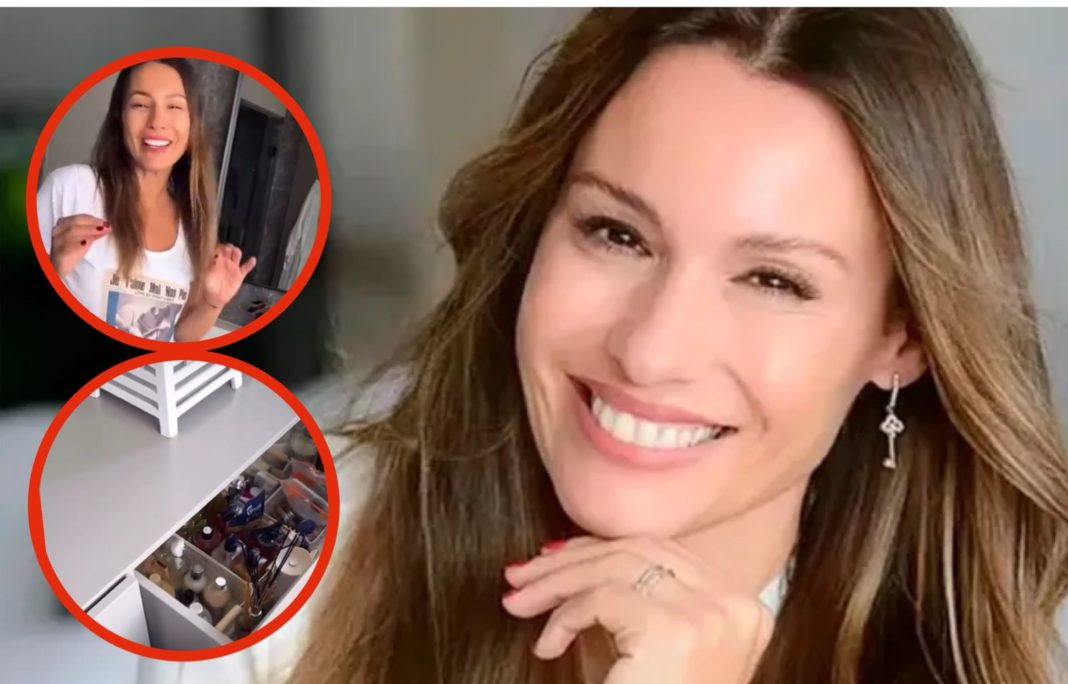 La Organización Meticulosa de Pampita: Cómo Mantiene el Orden en su Lujoso Baño