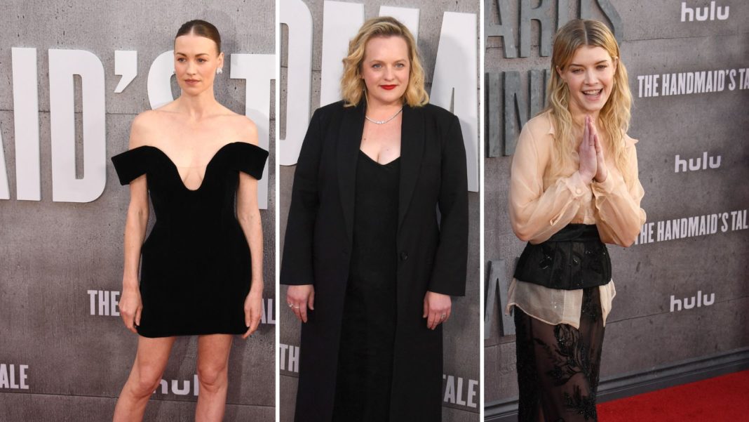 Elegancia y Poder: Los Looks Deslumbrantes de la Premiere de 'El Cuento de la Criada' T6